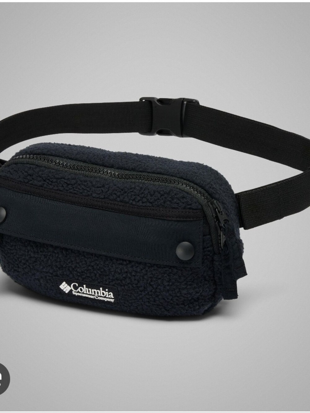 Columbia Helvetia ll Hip Pack Black Sherpa Crossbody Waist Pack- Unisex OS NWT